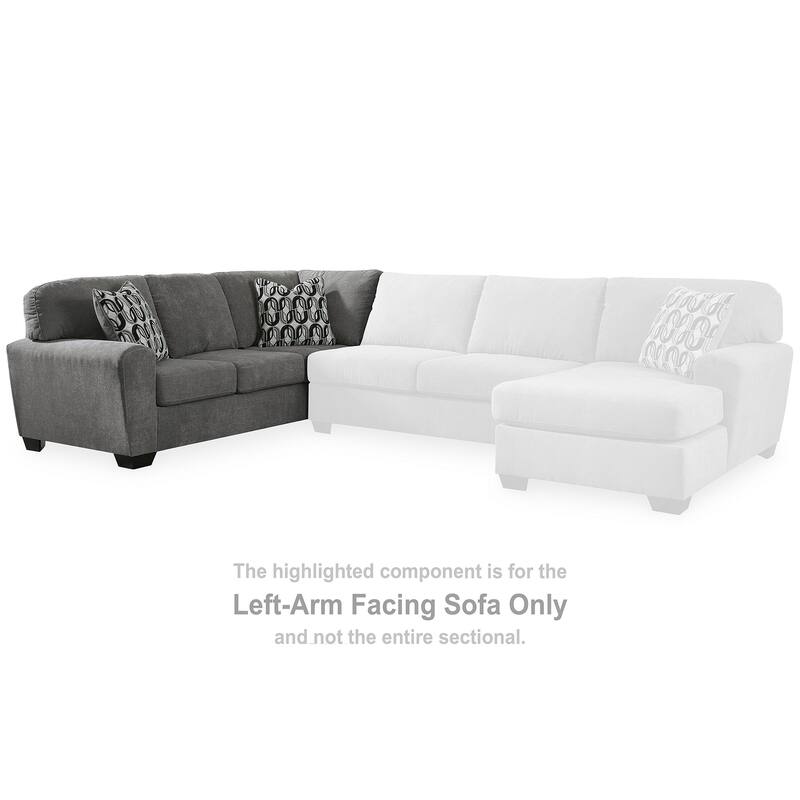 Signature Design by Ashley Birkdale Court Gray 3-Piece Sectional with Chaise