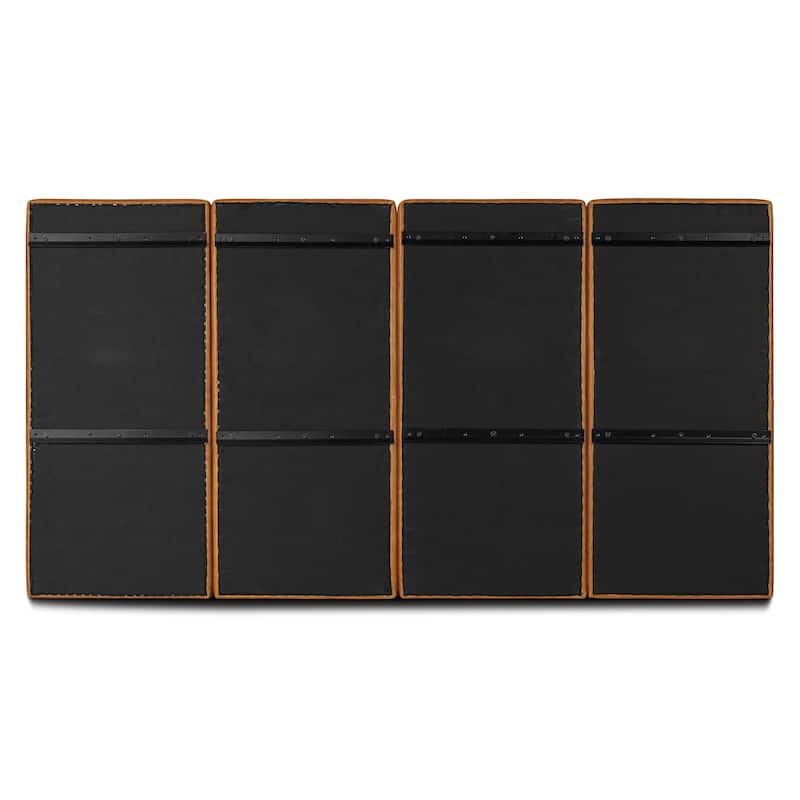 Poly and Bark Napa Leather Headboard - Full Grain Genuine Italian Leather