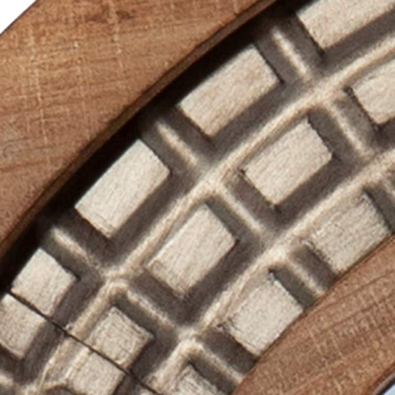 SEI Furniture Aamodt Industrial Natural Wood Mirror