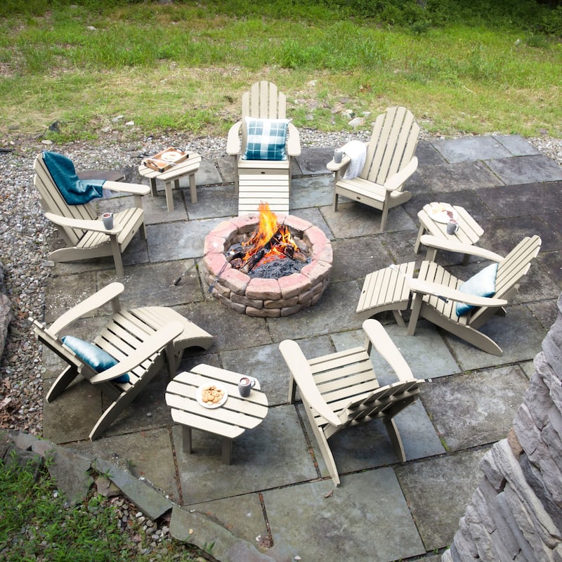 HIGHWOOD 12-Piece Adirondack Patio Conversation Set