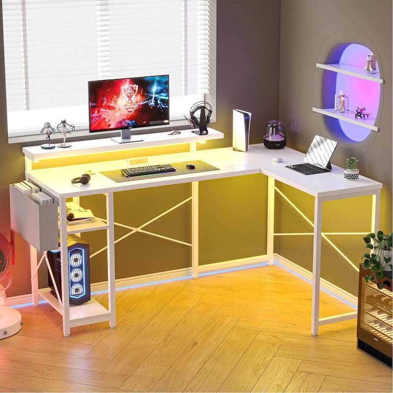 L Shaped Gaming Computer Desk