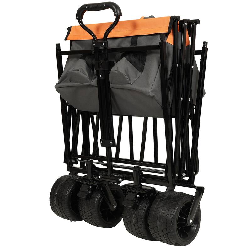 480 lb Folding Wagon Stroller with Canopy & Mosquito Net