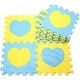 preview thumbnail 4 of 3, Shatex 6 Tiles Children's foam floor mat Interlocking Carpet Tiles Play Mat Soft Rugs, 12 x 12 x 0.4 in. PINK (6 sq. ft.) Blue
