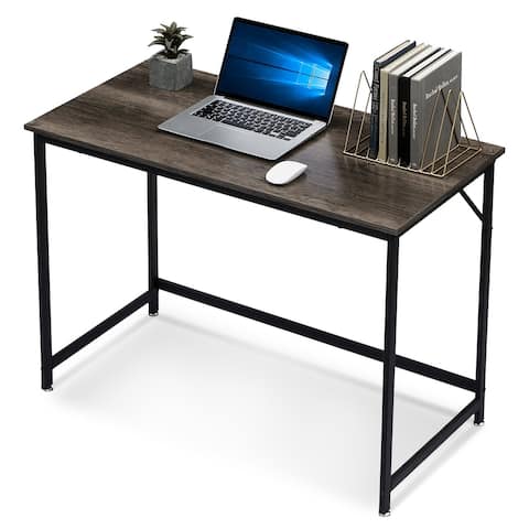 ivinta Small Computer Desk, Modern Laptop Desk for Home Office, 40inch Writing Desk for Small Space