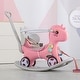 preview thumbnail 1 of 12, Multifunctional Unicorn Ride-On Toy and Rocking Horse with Sound Button for Toddlers