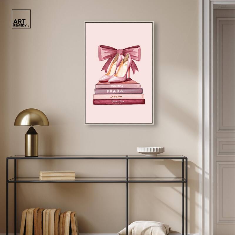 Stack of Fashion Canvas by Art Remedy