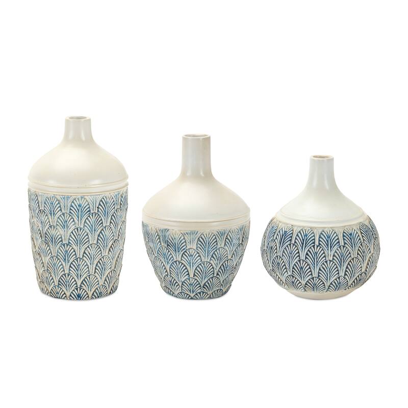 Decorative Vase (Set of 3) - Blue