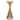 SEI Furniture Wilma Wood Bamboo And Marble Accent Table - 9"W x 9"D x 24"H