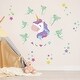preview thumbnail 5 of 7, Walplus Magical Unicorn Glow In The Dark Fairies Nursery Wall Sticker