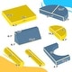 preview thumbnail 3 of 7, Qaba Kids Foam Climbing Blocks, 14 Pcs Climbing Toys for Toddlers, Indoor Climb and Crawl Soft Play Set, Yellow