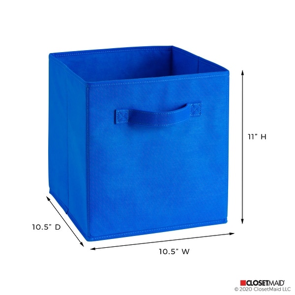 dimension image slide 6 of 12, ClosetMaid Cubeicals 11-inch Fabric Drawer