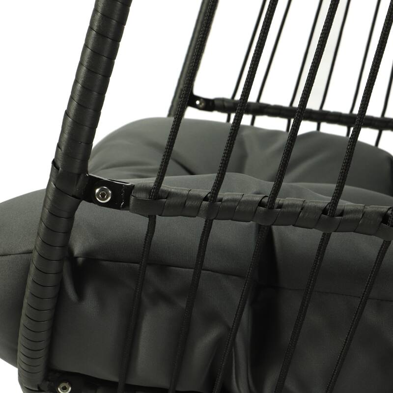 Comfortable Egg Chair for Indoor and Outdoor Living, Easy to Assemble Swing Chair for Patio