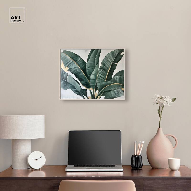 Jungle Jewel Jade II Canvas by Art Remedy