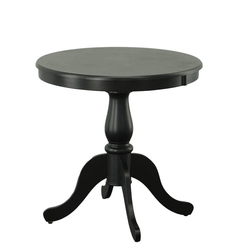 Round Pedestal Dining Table - 36" - Black