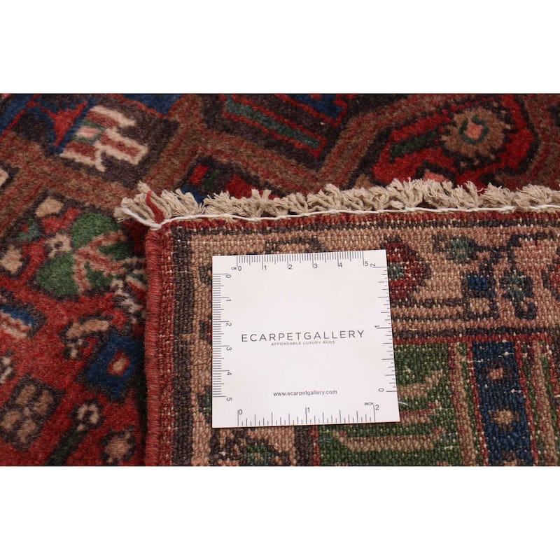 ECARPETGALLERY Hand-knotted Andelz Red Wool Rug - 3'8 x 5'6