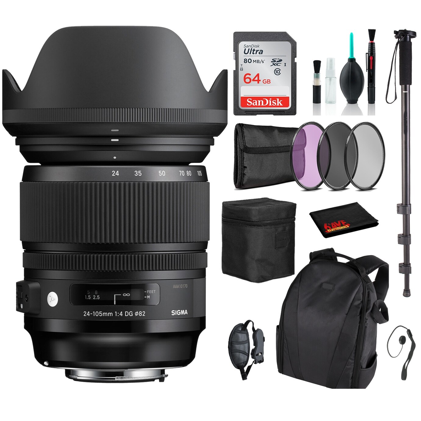 Sigma 24 105mm F 4 Dg Os Hsm Art Lens For Nikon F With Advance Bundle Overstock Sigma 24 105mm F 4 Dg Os Hsm Art Lens For Nikon F With Advance Bundle Overstock