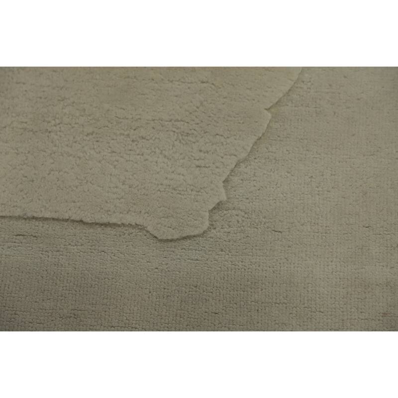 Vegetable Dye Wool Gabbeh Modern Area Rug Handmade Wool Carpet - 10' 4'' X 8' 2''