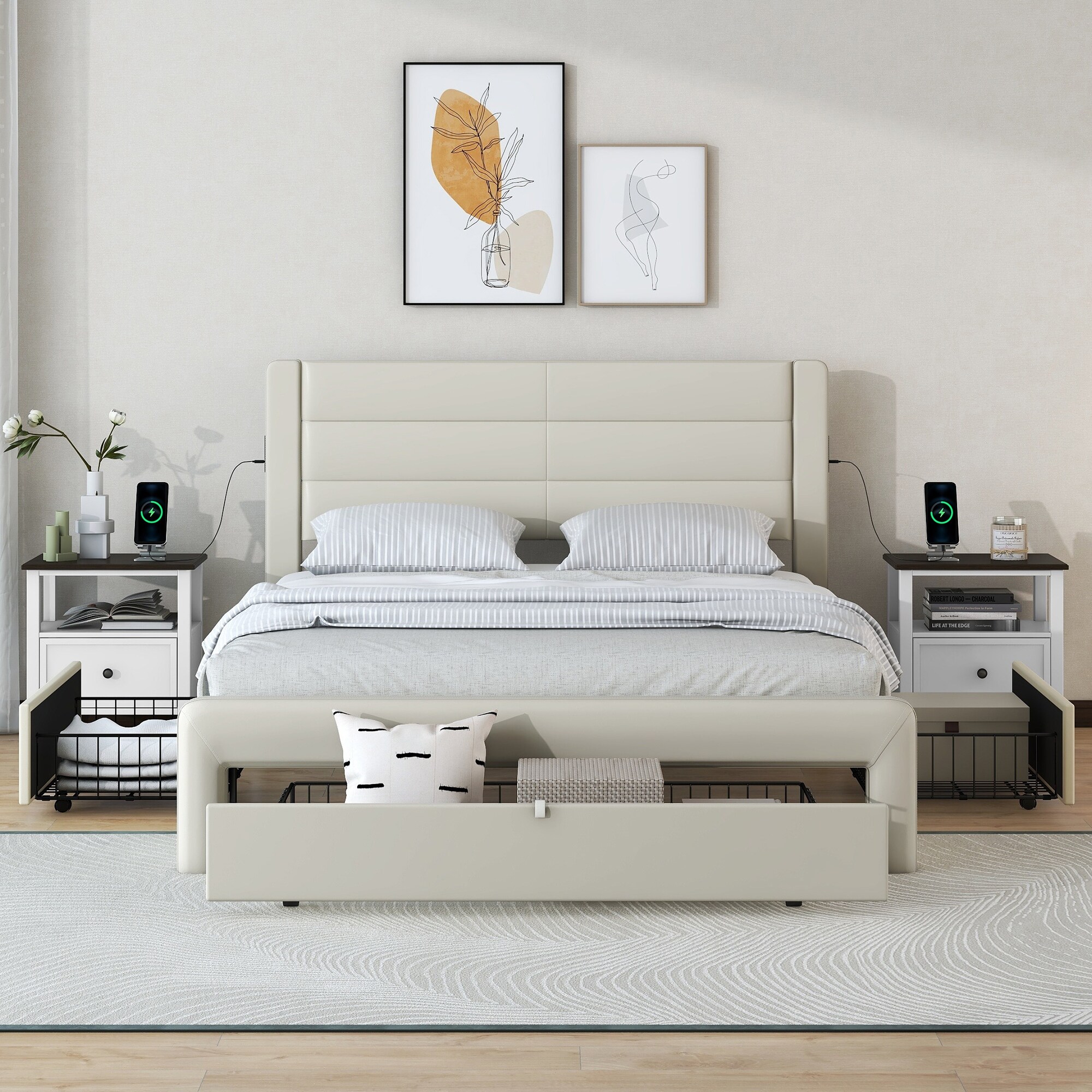 Desoto upholstered storage standard bed deals
