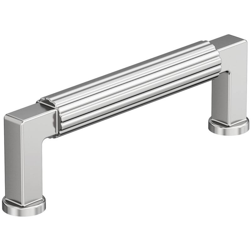 Amerock BP37643 Ballard 3-3/4" Center to Center Fluted Handle Cabinet - Polished Chrome