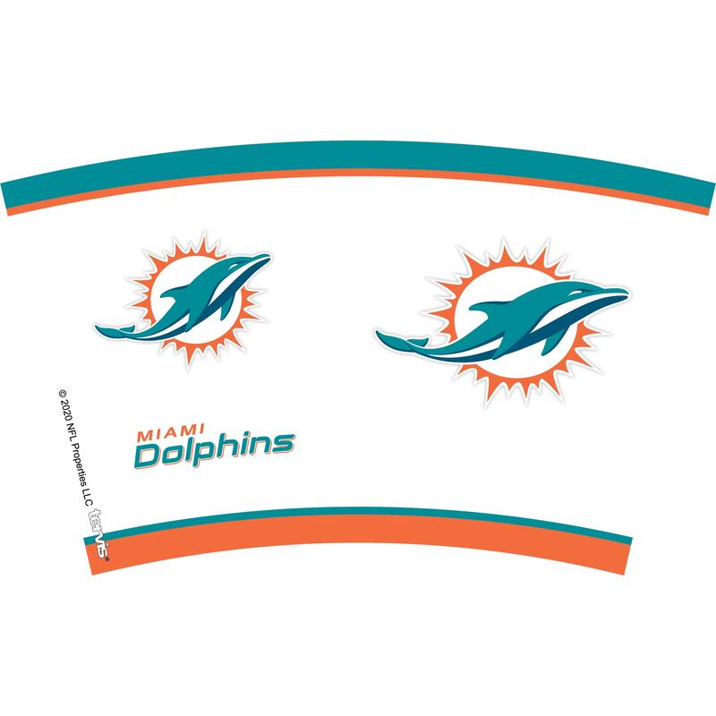 Tervis NFL Miami Dolphins Tradition Made in USA Double Walled Insulated Travel Tumbler, Classic