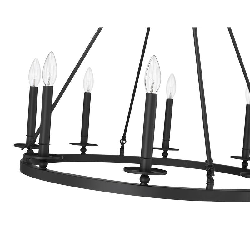 Millennium Lighting 46708 Florence 8 Light 28" Wide Taper Candle