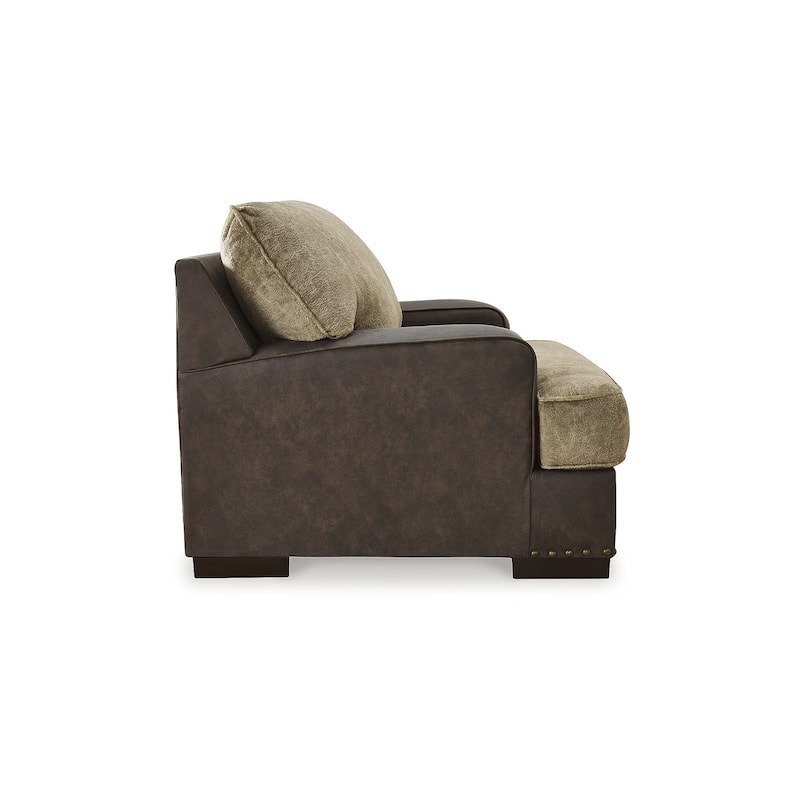 Signature Design by Ashley Alesbury Brown 2-Piece Upholstery Package - 49" W x 44" D x 40" H