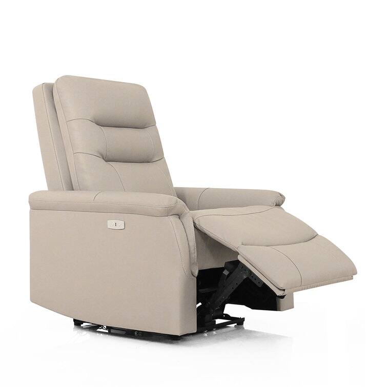 DENOSEN Modern Faux Leather Power Recliner Chair with USB Ports