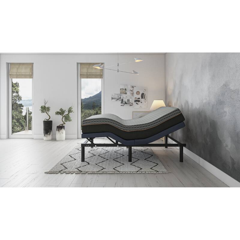 Adjustable Bed Base with Head and Foot Position Adjustments