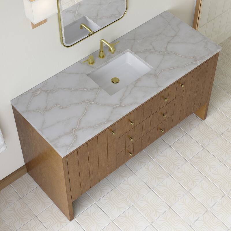 James Martin Vanities 435-V60S-3VSL Hudson 60" Free Standing Single