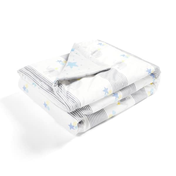 slide 2 of 6, Lush Decor Baby Elephant Balloon Reversible Soft & Plush Oversized Soft Baby Blanket - 50" x 36"