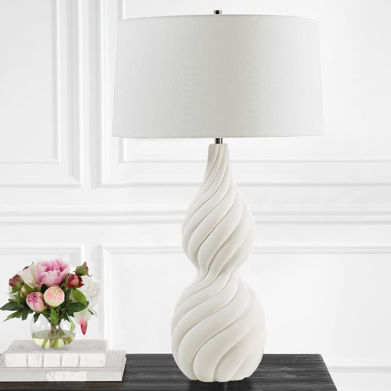 Twisted Swirl Table Lamp - 32" - White