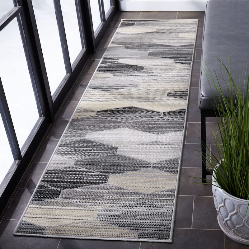 SAFAVIEH Montage Sunija Indoor/ Outdoor Waterproof Patio Backyard Rug