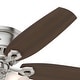 preview thumbnail 10 of 20, Hunter 52" Builder Low Profile Ceiling Fan with 3-Light Light Kit and Pull Chain - Casual, Traditional, Transitional