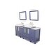 preview thumbnail 13 of 29, Vanity Art 72" Double Sink Bathroom Vanity Set with Engineered Marble Top and Free Mirror
