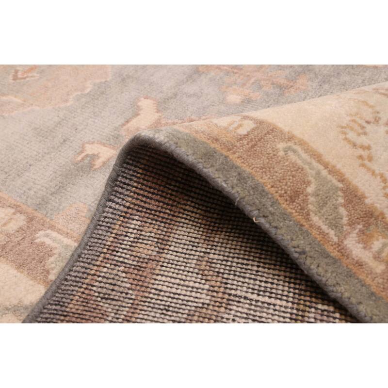 ECARPETGALLERY Hand-knotted Jules Serapi Grey Wool Rug - 8'2 x 10'1