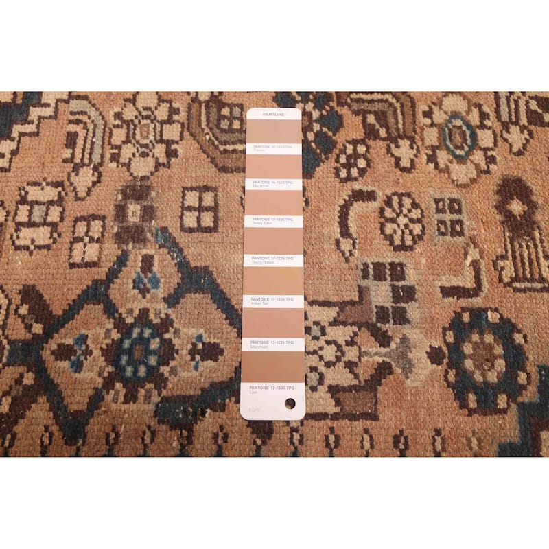 ECARPETGALLERY Hand-knotted Antalya Vintage Brown Wool Rug - 4'4 x 6'5