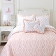 preview thumbnail 7 of 5, Cozy Line Peach Heart Polka Dot Reversible Bedding Comforter Set