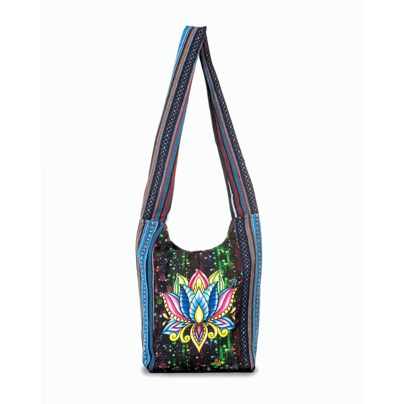 Kathmandu Collection Lotus Handmade Hobo Bag