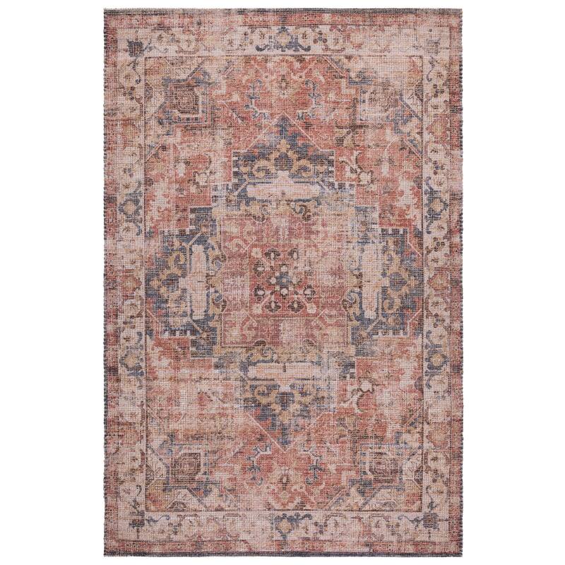 SAFAVIEH Handmade Saffron Channa Jute & Chenille Rug - Natural/Pink - 4' x 6'