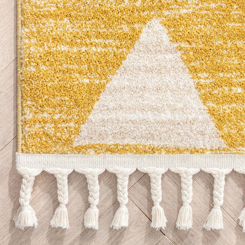 Well Woven Kennedy Triangles Modern Geometric Pattern Area Rug