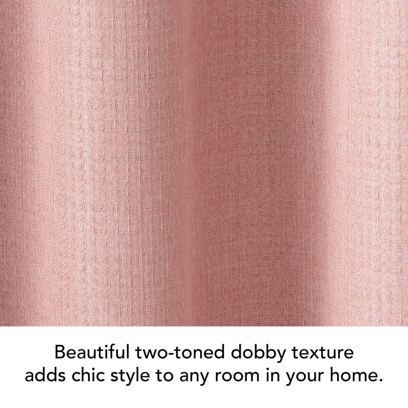 Creative Home Ideas Chyna Blackout Window Curtain, Room Darkening, Thermal Insulated, Grommets, Set of 2 Panels with 2 Tiebacks