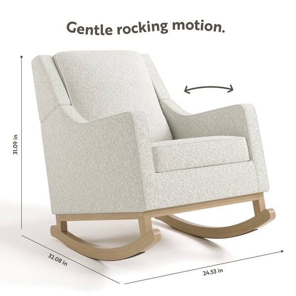 dimension image slide 3 of 7, Storkcraft Pasadena Nursery Rocker