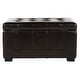preview thumbnail 12 of 16, SAFAVIEH Manhattan Storage Tufted Ottoman Bench