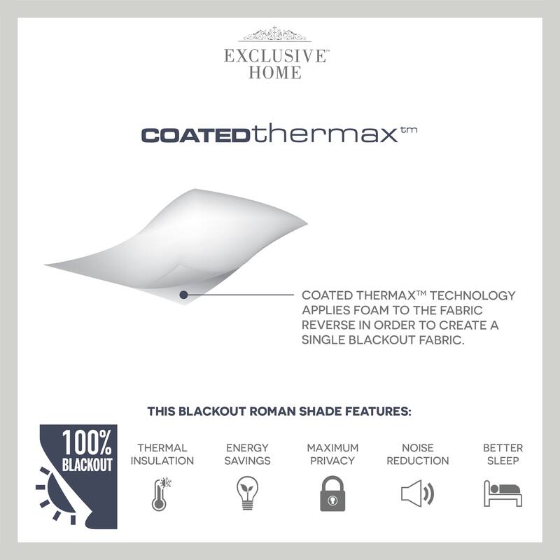 ATI Home Acadia Total Blackout Roman Shade