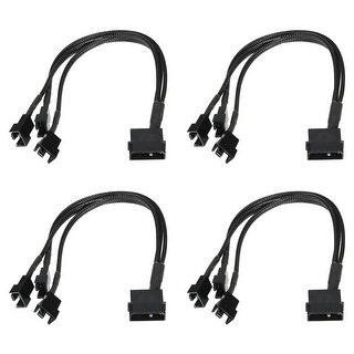 4 Pin Extension Wire Cable Connector For RGB LED Strip Rock Lights-3M