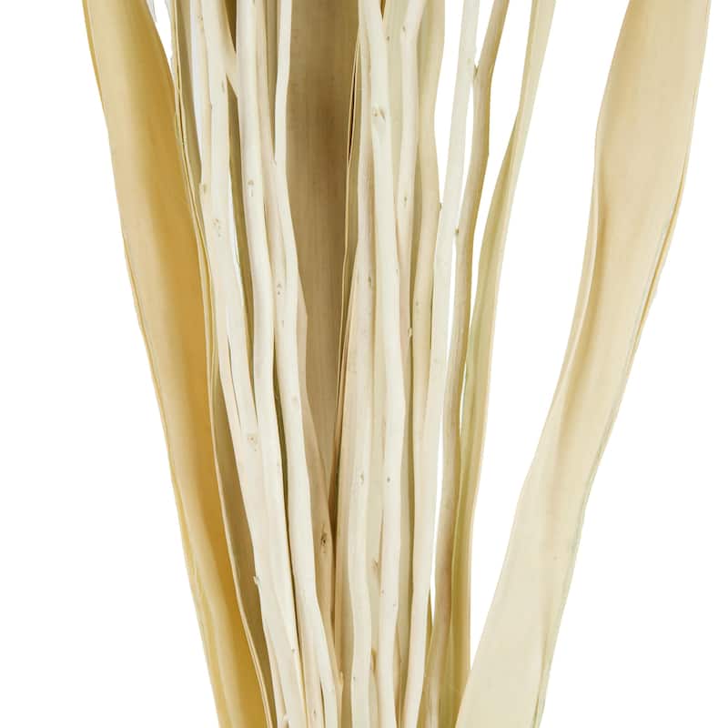 Dried Plant Tall Natural Foliage with Pink Petals - Pink - Roche River Decor - 10"W x 10"L x 49"H