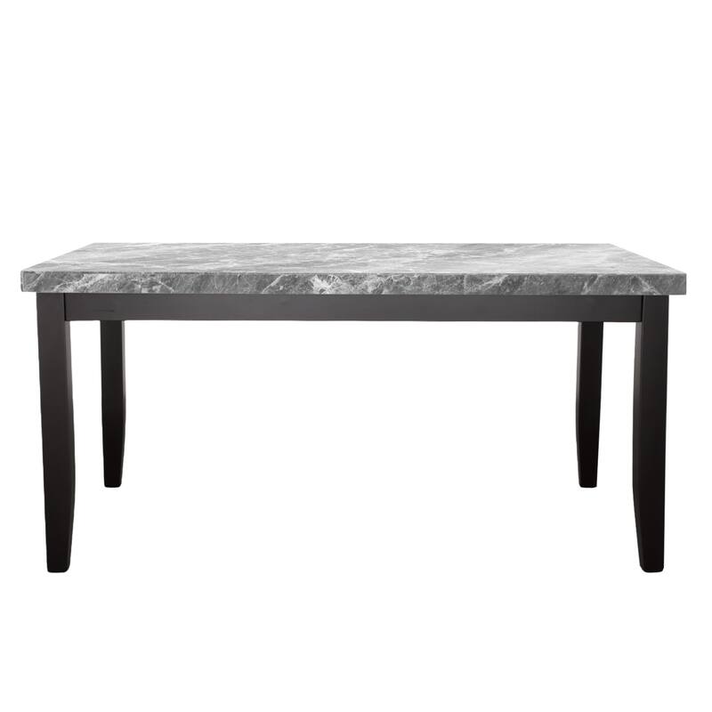 Steve Silver Norwich Gray Marble Top Dining Table