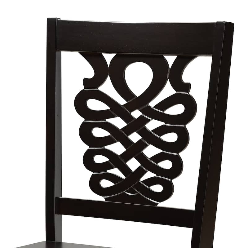 Gervais Modern and Contemporary Transitional 2-Piece Dining Chair Set