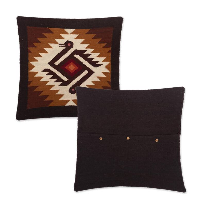 Novica Handmade Sent From Earth Wool Cushion Covers (Pair)