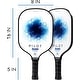 preview thumbnail 2 of 6, Franklin Sports Pilot Pickleball Paddle, Blue, 10mm Spin Pro Core